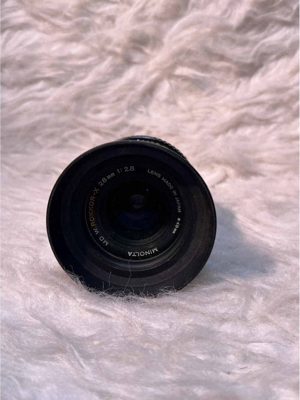 Minolta MD W.Rokkor-X 28mm f/2.8 Wide Angle Manual Focus Lens